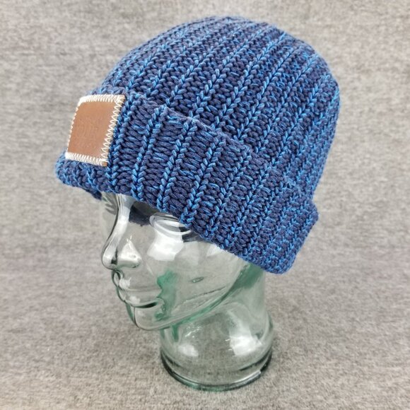 Love Your Melon Other - ✅Love Your Melon Blue Cable Knit Beanie Winter Hat 100% Cotton OSFM One Size Fit